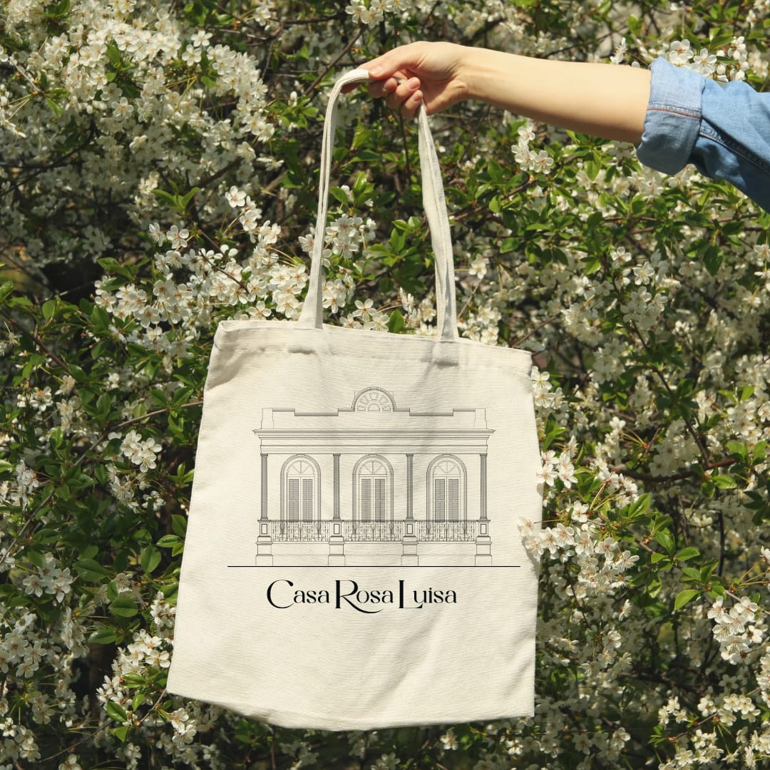 Bolsa con diseño de la casa